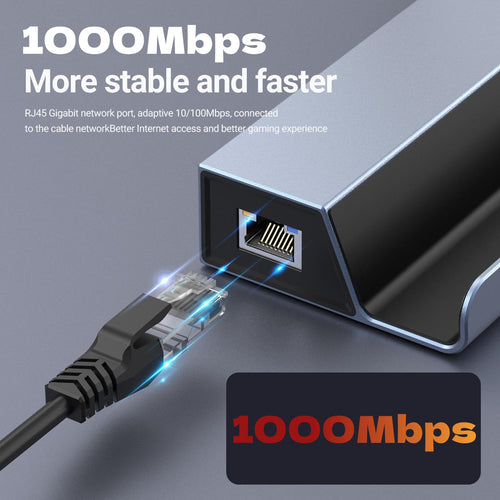 6-in-1 Steam Deck Docking Station, Wireless Laptop Docking Station 4K@60Hz HDMI 2.0, 1Gbps RJ45 Ethernet, 5Gbps USB 3.0 Ports x 3, 100W PD USB-C Charging