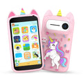 Kids Smart Phone for Girls, Birthday Holiday Gifts for Girls Age 3-12, Kids Toy Phone, 3.97" Touch Screen Kids Toy Phone, With More Than 210 Learning Games and More Than 190 Drawing