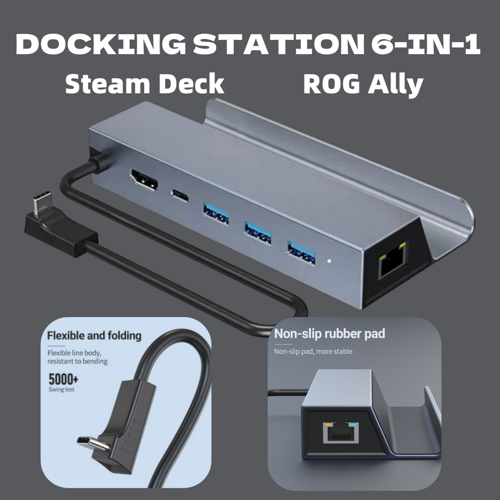 Laptop USB C Docking Station, Magnetic Wirless Charger with USB C to HDMI Adapter USB C Hub 10 in 1 Laptop Docking Station with microSD Card Reader for Cellphone, Tablet, Laptop