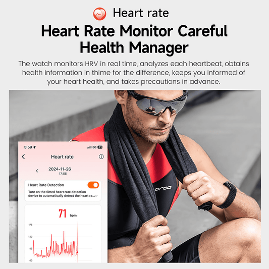 Smart Health Wristband, Wearable Activity & Fitness Tracker, 120+ Sports Modes, All-Day Continuous Monitoring, Heart Rate Tracking, Improve Sleep, Stress, Wellness, 2 Pack Bands, with Free APP